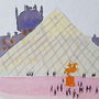 Paris Skyline Illustration Limited Edition Giclee Print, thumbnail 6 of 7
