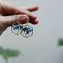 Forget Me Not And Butterfly Earrings, thumbnail 1 of 3