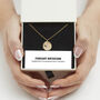 February Birthstone Necklace 18ct Gold Plate, thumbnail 1 of 6