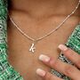 Personalised Satellite Chain Initial Necklace, thumbnail 1 of 10