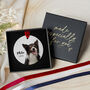 Custom Pet Photo Ornament Name And Year 2025, thumbnail 4 of 8