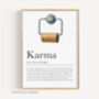 Karma Bathroom Wall Prints, thumbnail 4 of 5