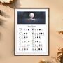 Wild Swimming 2025 Lunar Calendar A4 Print, thumbnail 3 of 3