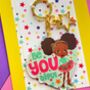 Be You Tiful Black Girl Keyring/ Bag Charm, thumbnail 1 of 4