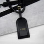Couples Handmade Personalised Leather Luggage Tag Set, thumbnail 2 of 8