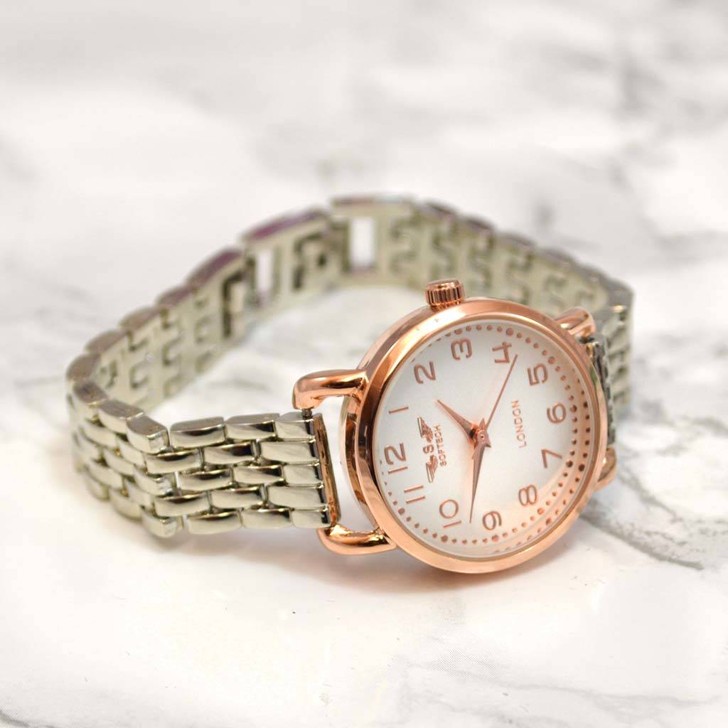 Elegant Personalised Ladies Watch By
