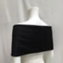 Black Duchess Satin Wrap For Special Occasions, thumbnail 7 of 7