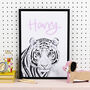 Personalised Tiger Print, thumbnail 4 of 11