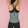 Hell Yes Gym Vest Top, thumbnail 1 of 3