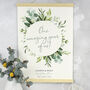 Personalised Mrs And Mrs Paper Anniversary Wreath Print, thumbnail 2 of 3