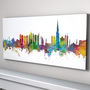 Dubai Skyline Cityscape Art Print, thumbnail 1 of 8