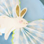 Cute Bunny Shaped Paper Napkins X 20, thumbnail 2 of 3