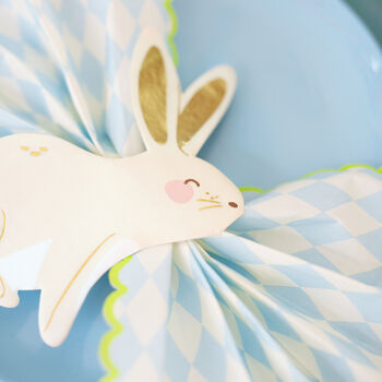 Cute Bunny Shaped Paper Napkins X 20, 2 of 3