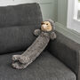 Extra Long Plush Hot Water Bottle 72cm Hedgehog, thumbnail 3 of 3