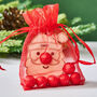 Personalised Santa Gift Tag And Bag Of Chocolate Noses, thumbnail 2 of 6