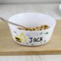 Personalised Digger Design Dinner Set, thumbnail 5 of 10