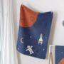 Personalised Rocket Astronaut Baby Blanket, thumbnail 1 of 3
