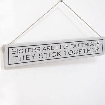 'Best Sister' Hand Painted Wooden Sign, 2 of 5
