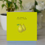 'We Make A Lovely Pear' Valentines Card, thumbnail 1 of 2