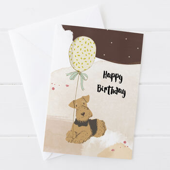Furry Friend Dog Happy Birthday Card, 2 of 2