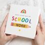 Rainbow First Day Of School Card, thumbnail 1 of 6