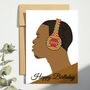 Black Man Birthday Greeting Card, thumbnail 1 of 2