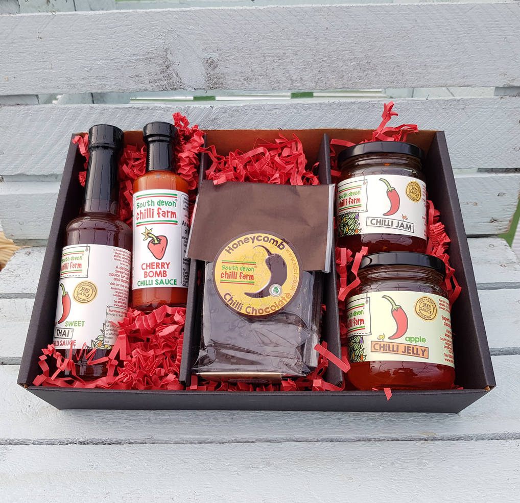 chilli gift set by south devon chilli farm