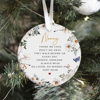 Memorial Ceramic Ornament For Her Him, 7 of 7