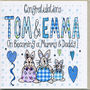 New Mummy And Daddy Personalised Congratulations Card, thumbnail 1 of 3