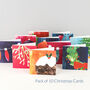 Christmas Lights Card, Turquoise And Pink, thumbnail 6 of 9