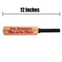 Personalised 12 Inch Mini Wooden Cricket Bat, thumbnail 2 of 4