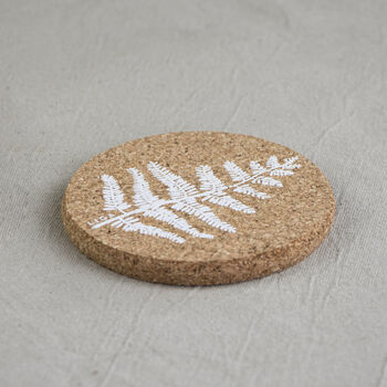 Cork Placemats And Coasters | Fern, 2 of 3