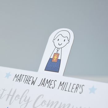 Personalised Boy's Holy Communion Or Confirmation Card, 4 of 4