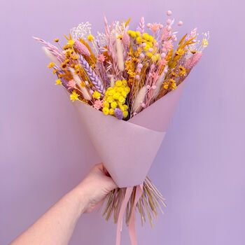 Pastel Dried Flower Arrangement, 6 of 9