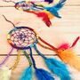 Mini Rainbow Beaded Dream Catcher, thumbnail 4 of 7