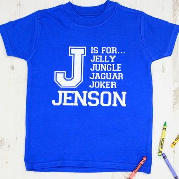 Childrens Personalised Name T Shirt, 2 of 9