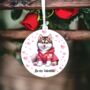 Personalised Pet Siberian Husky Love Decoration, thumbnail 2 of 2