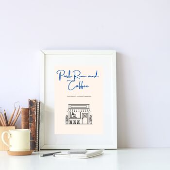 A4 Print Park Run And Coffee, 2 of 6