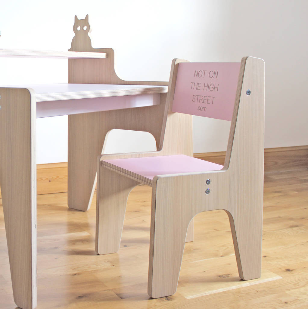 Personalised Wooden Children's Chair By Kids Creative