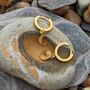 Sun And Moon Celestial Gold Plated Earrings, thumbnail 2 of 4