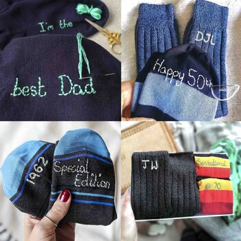 Men's Personalised Sock Gift Set, 2 of 8