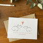 Happy Valentine's Mummy Triceratops Card, thumbnail 3 of 4