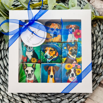 Dogs In Art Biscuits Gift Box, Nine Pieces, 3 of 9