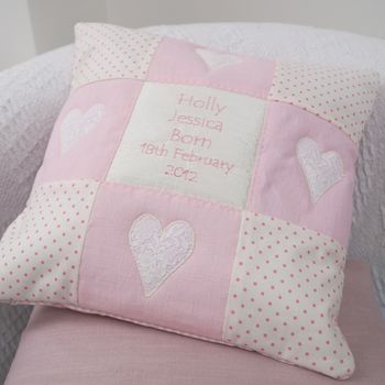Personalised Baby Cushion, 2 of 5