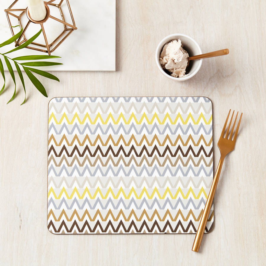 decorative pattern placemats set by tilliemint loves