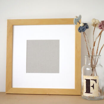 Handmade Wooden Picture Frame In Brown Or White, 3 of 12