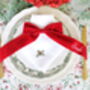 Velvet Bow – Personalised Bow Place Setting, With Ties And Available In Three Lengths, thumbnail 9 of 12