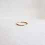 Recycled Gold Halo Ring, thumbnail 4 of 4