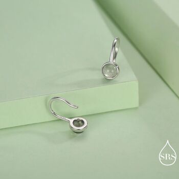 Genuine Labradorite Drop Earrings In Sterling Silver, 4 of 11