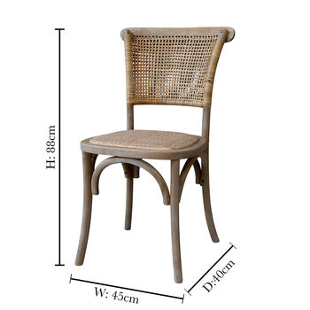 Provence Wicker Dining Chair, 2 of 5